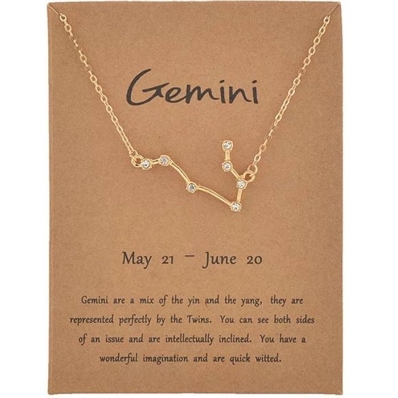 GEMINI Constellation Necklace - Picture 1 of 1